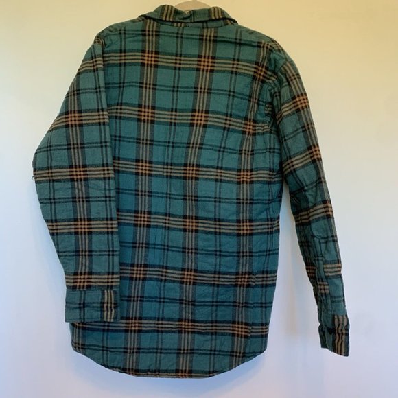The Men's Store at Sears Size Large Plaid Button Lined Jacket Shirt Shacket - Picture 4 of 8